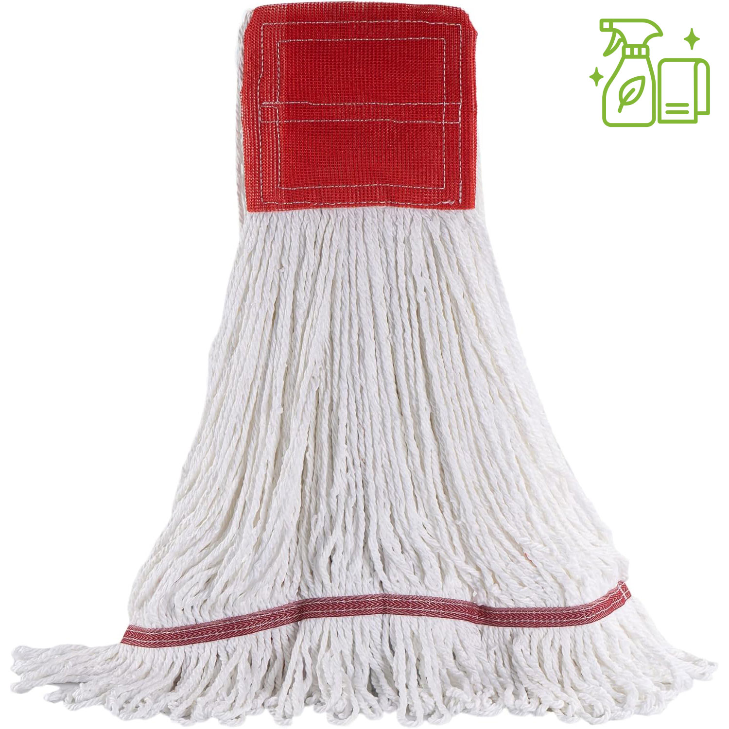 mop Heavy-Duty Microfiber String Mop Replacement Heads – 12-Pack, Reusable & Highly Absorbent - Image 1